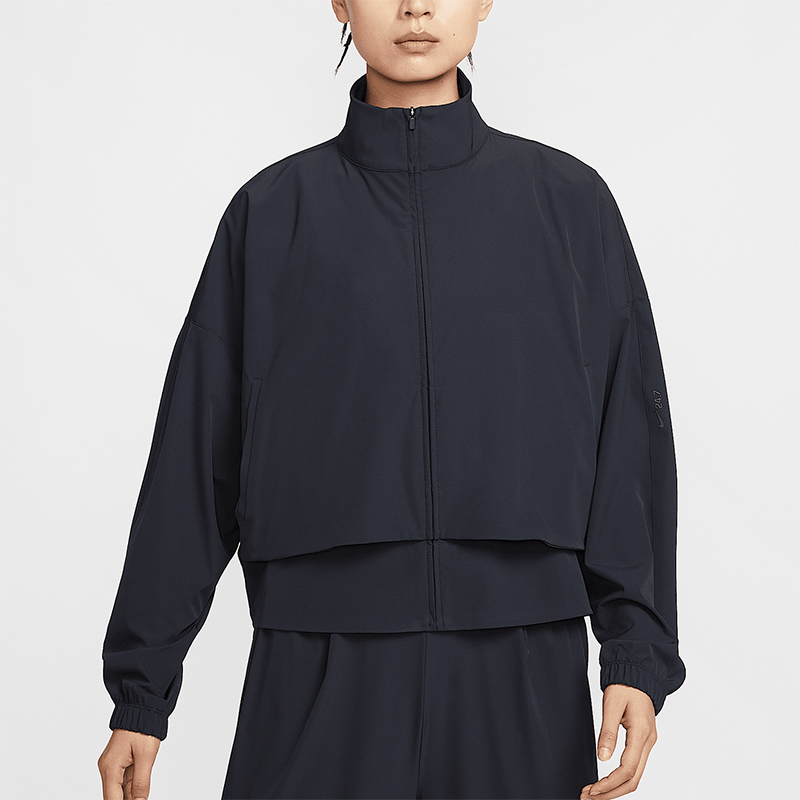 Nike/耐克正品2025女士宽松拉链运动立领经典透气外套HJ0964-010