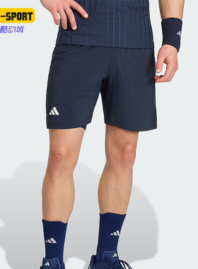 Adidas/阿迪达斯正品新款男士藏蓝色网球经典透气运动短裤KB3441