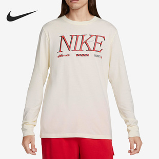 耐克官方正品 T恤FD1340 新款 休闲简约运动长袖 110 男子时尚 Nike