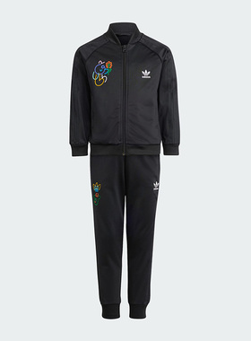 Adidas/阿迪达斯正品三叶草小童时尚经典运动舒适休闲套装II0842