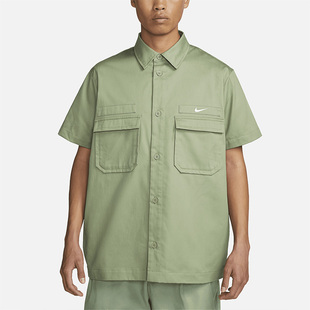 DX3341 Nike 386 男子翻领运动服T恤宽松衬衫 短袖 耐克正品 夏季