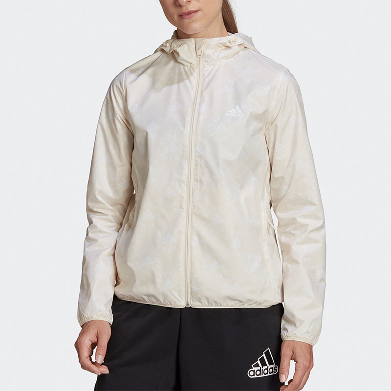 Adidas/阿迪达斯女运动连帽夹克