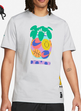 Nike/耐克正品夏季印花男子运动休闲短袖T恤DQ1886-012