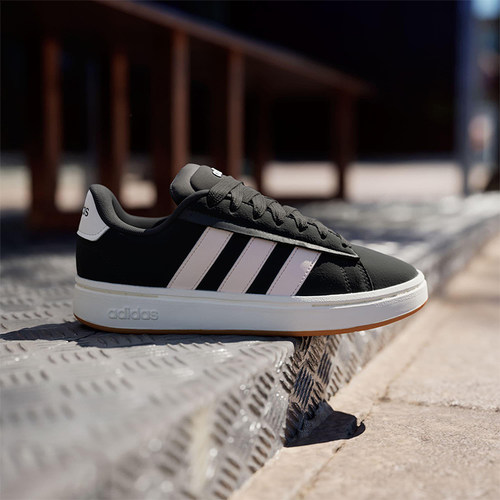 Adidas/阿迪达斯正品GRAND COURT女士低帮网球运动休闲板鞋JQ3000