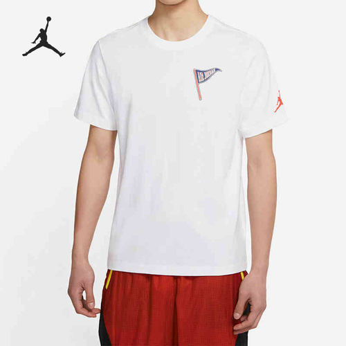 Nike/耐克正品Air Jordan男子跑步健身运动短袖T恤DQ6075-100