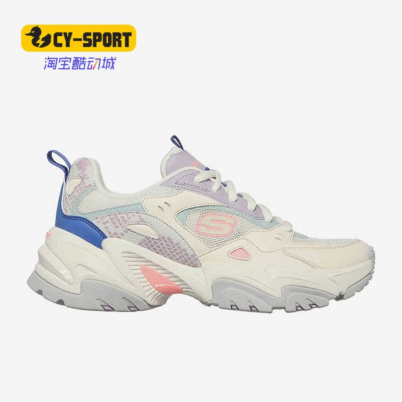 Skechers/斯凯奇正品春季新款女子网面镂空透气运动熊猫鞋 896004