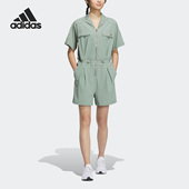 女子运动休闲短袖 Adidas 新款 夏季 连身衣HY2843 阿迪达斯正品