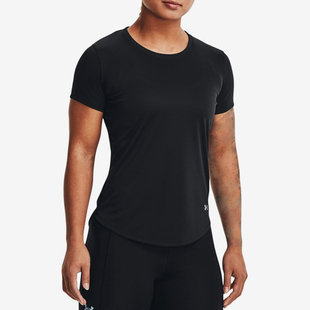 Stride 2.0 Tee女士修身 1369760 Speed 训练短袖 001 安德玛正品
