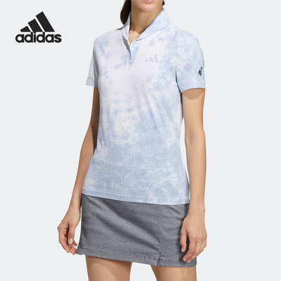 Adidas/阿迪达斯正品新款女子高尔夫运动短袖POLO衫HA0184