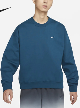 Nike/耐克官方正品冬季新款男子运动加绒保暖圆领卫衣DA0318-460