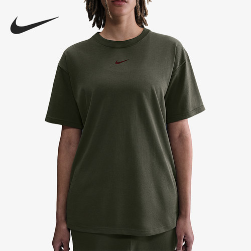Nike/耐克正品2025男士套头针织透气运动休闲日常短袖IB5673-325