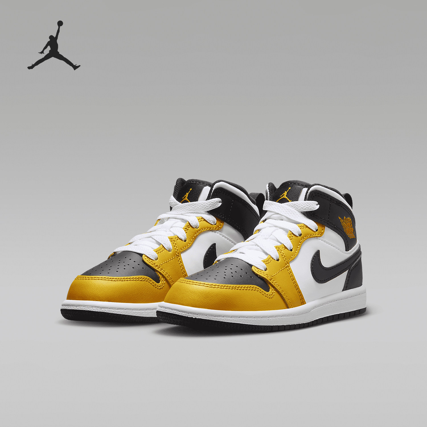 Nike/耐克正品Jordan 1 Mid小童耐磨休闲运动鞋DQ8424-701,童鞋/婴儿鞋/亲子鞋,运动鞋,淘宝优惠券,粉丝福利购,淘宝优惠卷