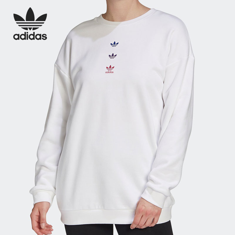 阿迪达斯正品女子套头衫卫衣