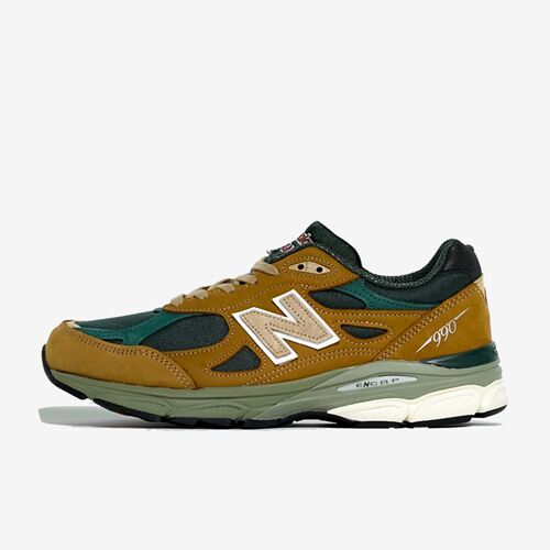 New Balance新百伦正品990v3男女同款复古防滑跑步鞋M990WG3