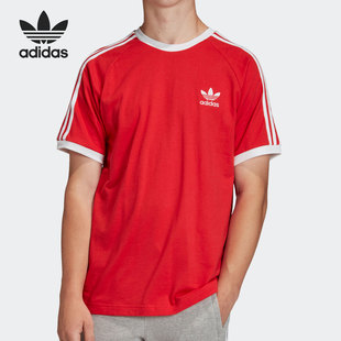 男子休闲运动短袖 Adidas 阿迪达斯正品 三叶草夏季 FM3770 T恤