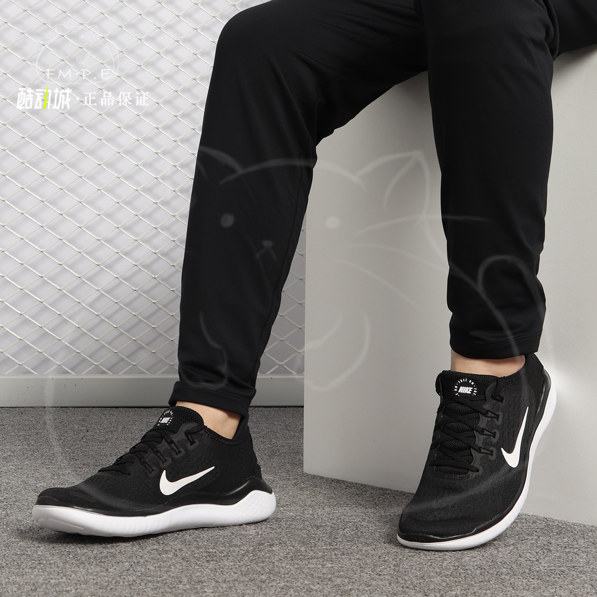 Nike/耐克正品 新款 FREE RN 男子赤足网面休闲跑步鞋942836