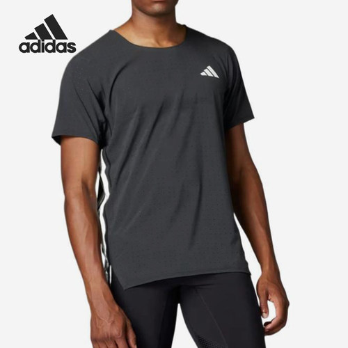 Adidas/阿迪达斯正品男士简约柔软舒适时尚透气短袖T恤JF3473