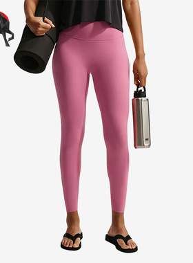 Nike/耐克正品Zenvy新款女牡丹粉白色瑜伽经典内搭裤II5234-641