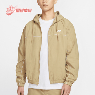 拼接连帽外套HJ2013 Nike 梭织宽松休闲经典 2025男士 297 耐克正品