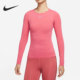 耐克正品 女子舒适圆领套头运动休闲长袖 T恤 Nike DD0594 622