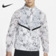 男子印花运动跑步休闲连帽防风夹克外套 Nike 耐克正品 DA1287