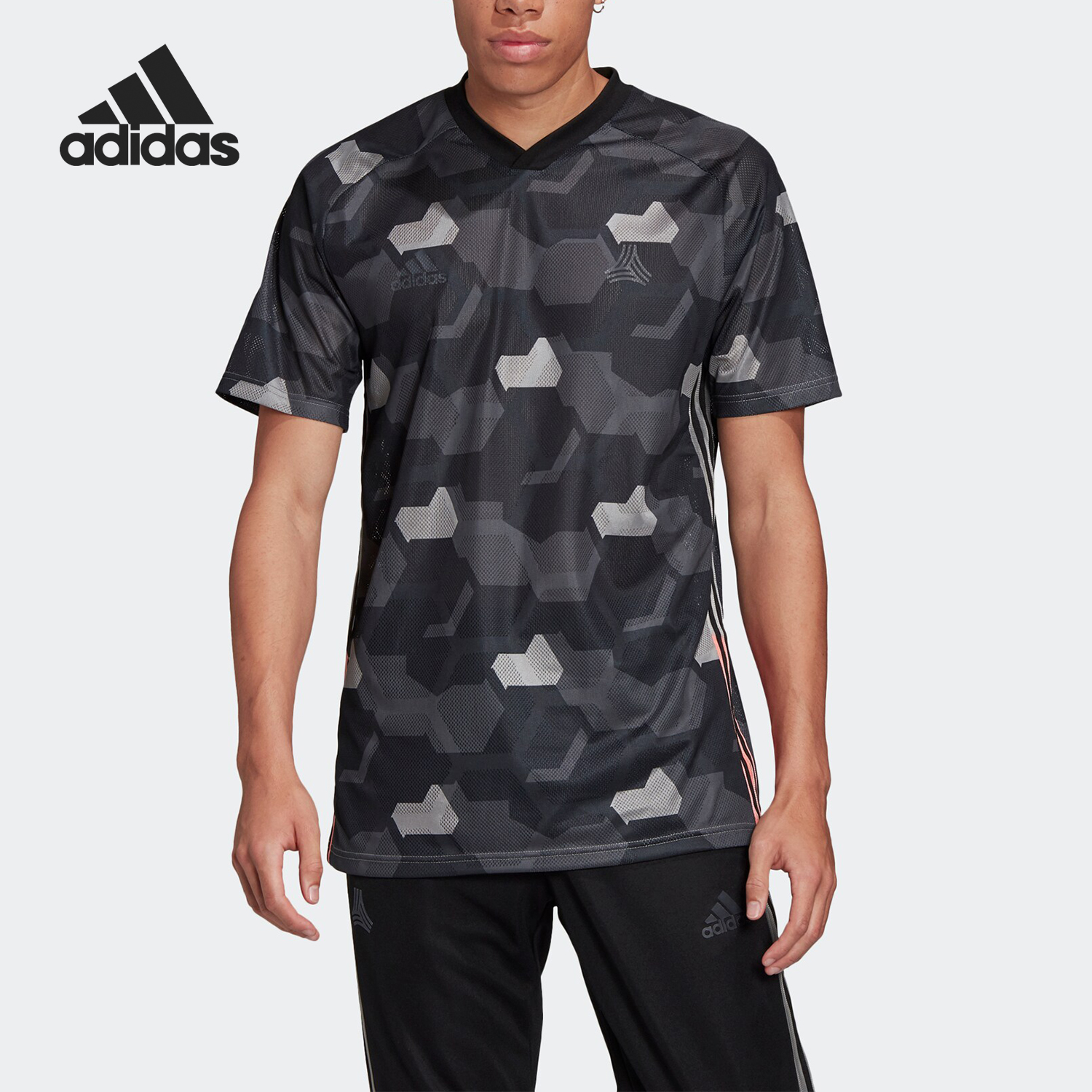 Adidas/阿迪达斯正品TAN GRA JSY男子足球运动训练比赛服 FM0831