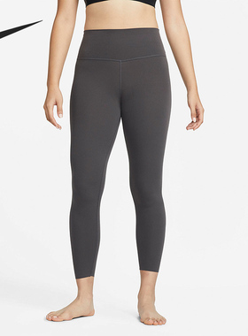 Nike/耐克正品新款女灰色跑步训练瑜伽修身经典紧身裤CJ3802-254