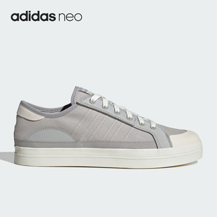 阿迪达斯官方正品 夏季 Neo IE0417 Adidas City Canvas男女运动板鞋