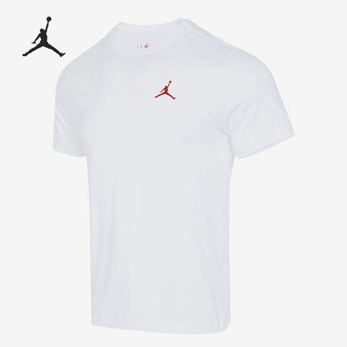 Nike/耐克正品JORDAN男子休闲运动圆领套头短袖T恤FB7469-100