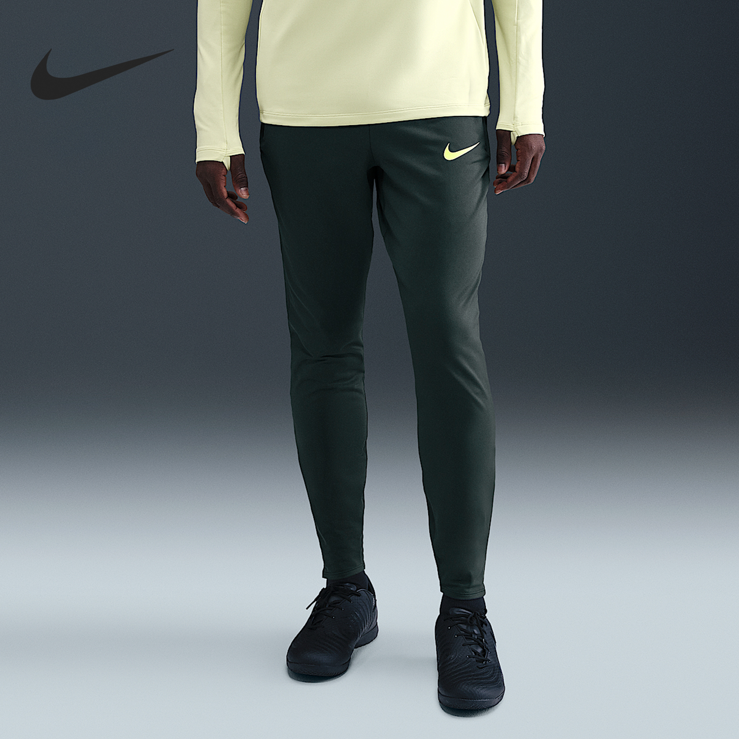 耐克男士足球运动修身训练长裤