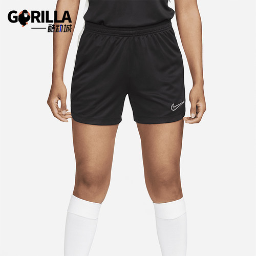Nike/耐克正品Dri-FIT女士松紧腰足球透气运动训练短裤DX0128-010
