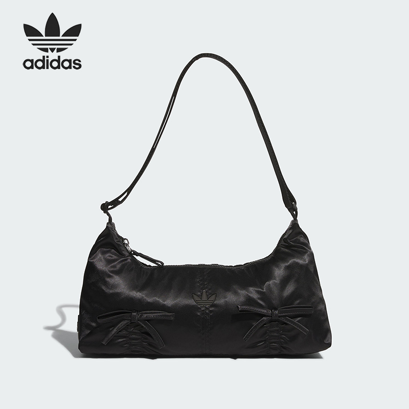 Adidas/阿迪达斯正品三叶草女士经典蝴蝶结法棍单肩挎包KC2770