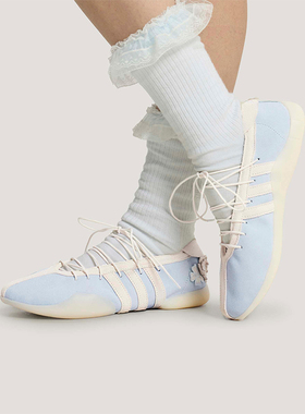 Adidas/阿迪达斯正品三叶草女士轻便薄底时尚芭蕾风休闲鞋HP7104