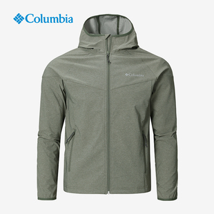 Columbia哥伦比亚男子户外防泼水夹克弹力软壳外套 WE1518 WE1207