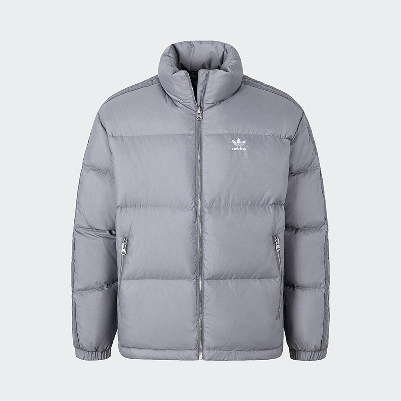 阿迪达斯男女户外短款羽绒服