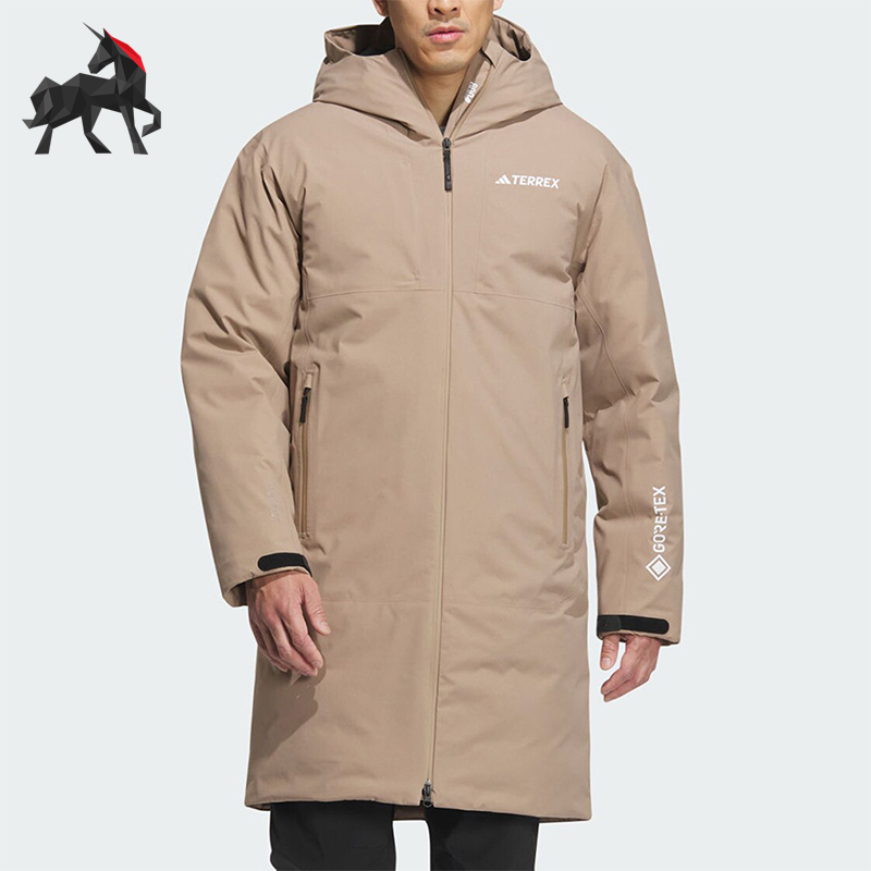 阿迪达斯男士防水透湿鹅绒服