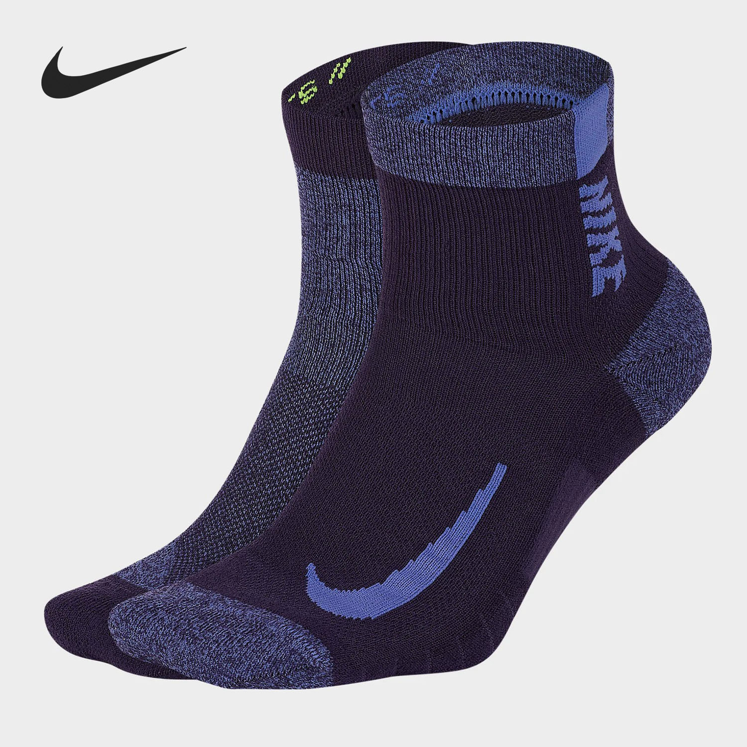 Nike/耐克正品U NK MLTPLIER ANKLE 2PR男女休闲运动袜SX7556-988