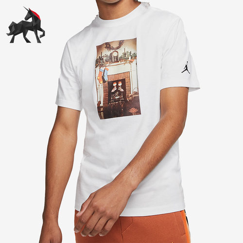 耐克JORDAN男子运动休闲圆领短袖