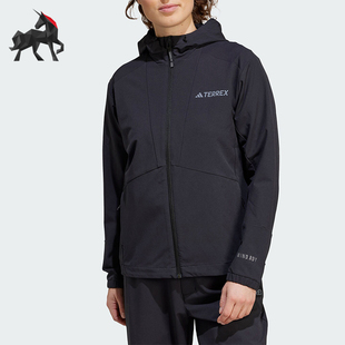 Adidas/阿迪达斯正品新款女士梭织透气运动夹克外套JI8283