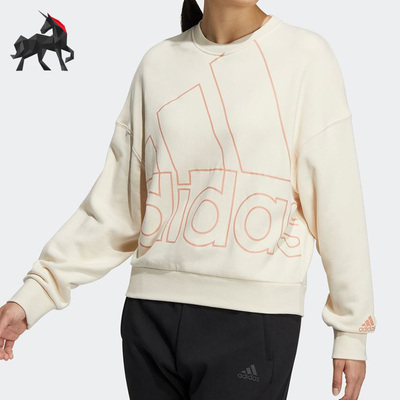 阿迪达斯女子圆领运动卫衣