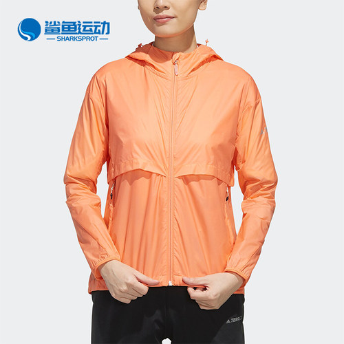 Adidas/阿迪达斯正品XPLR WINDBREA女士运动户外夹克外套EH5013