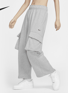 Nike/耐克正品OVERSIZE女士运动休闲宽松工装长裤FV7513-063