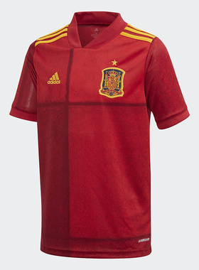 Adidas/阿迪达斯正品西班牙当季主场球迷版大童短袖球衣 FI6237