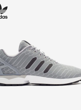 Adidas/阿迪达斯官方正品三叶草ZX FLUX男子运动轻便跑步鞋B24442