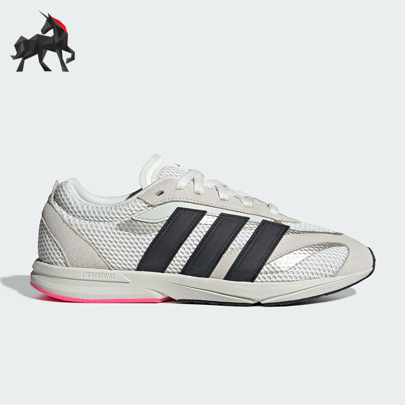 Adidas/阿迪达斯正品LIGHTBLAZE LP女士日常经典耐磨跑步鞋JS3200