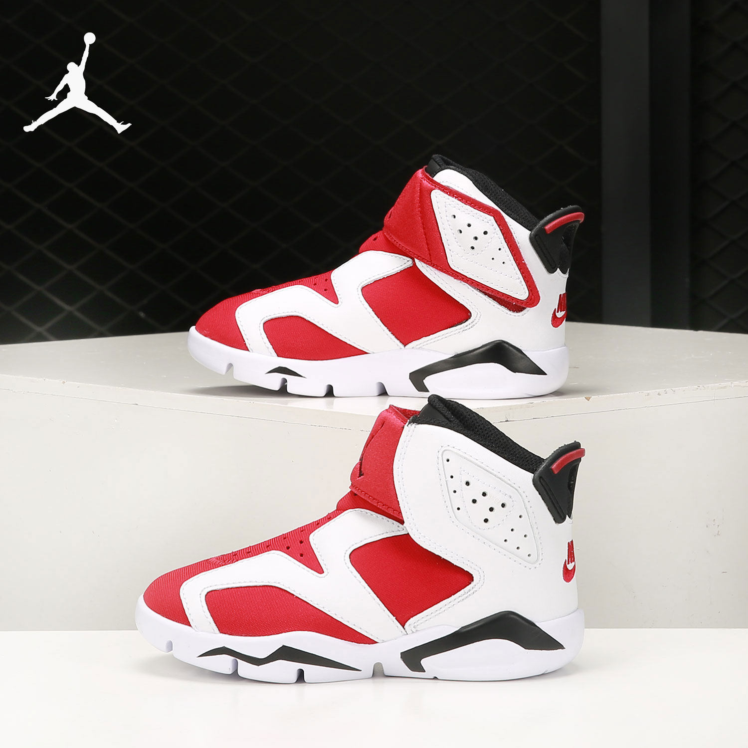 nike/耐克官方正品air jordan 6 复刻大童中帮篮球运动鞋 ct4416