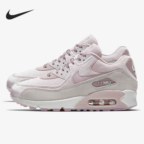 Nike/耐克正品 Air Max90 女子丝绒气垫保暖复古跑步鞋898512-600