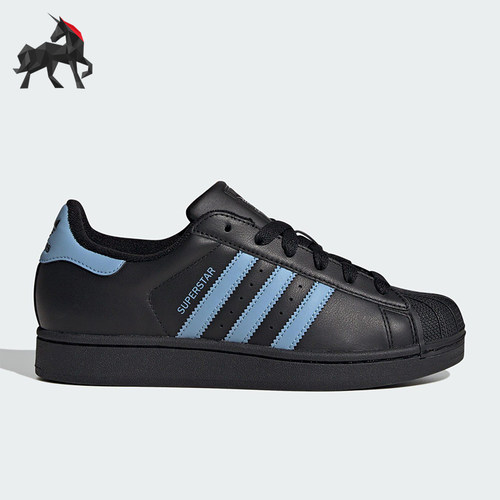 Adidas/阿迪达斯正品三叶草女士轻盈系带耐磨低帮皮革板鞋JS1338