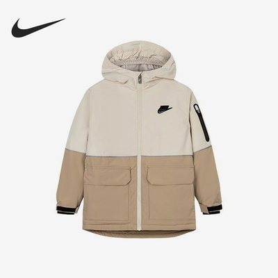 Nike/耐克正品新款大童户外保暖运动连帽棉服NY2442024GS-003
