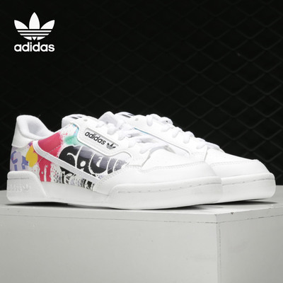 Adidas/阿迪达斯正品CONTINENTAL 80 J 大童经典运动休闲鞋EE6484